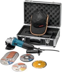 Makita GA5030RSP2 | Haakse slijper | 230 V | 125 mm | In koffer, acc. set  - GA5030RSP2