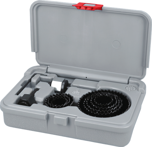 Bosch Accessoires Gatzaagset met verzinkboor voor hout en gipsplaat | 68; 86; 100 x 27 mm - 2608594503