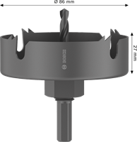 Bosch Accessoires Gatzaagset met as voor hout en gipsplaat | 86 x 27 mm - 2608594501-2