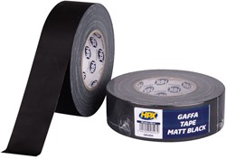 HPX Gaffer tape | Matzwart | 48mm x50 m - GB4850 | 18 stuks GB4850
