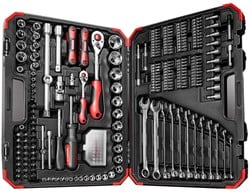 Gedore RED | R46003232 | Combi-Dopsleutelset | 1/4” + 1/2" | 232-Delig - 3300185