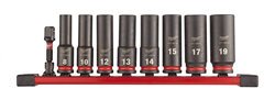 Milwaukee Accessoires 3/8" | Slagdop diep | set | 9-delig - 4932480455