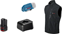 Bosch Blauw GHV 12 + 18V XA | Verwarmde bodywarmer 2XL | Incl. accu & lader - 06188000G8