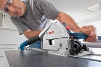 Bosch Blauw GKT 55 GCE Invalzaag | + 1.6m geleiderail | in L-Boxx - 0601675002-3