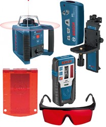 Bosch Blauw GRL 300 HV SET Rotatielaser | + LR 1 + WM4 + RC1  - 0601061501