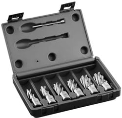Euroboor HCS.KIT | 6-delige kernborenset 19,05 mm Weldon opname - HCS.KIT