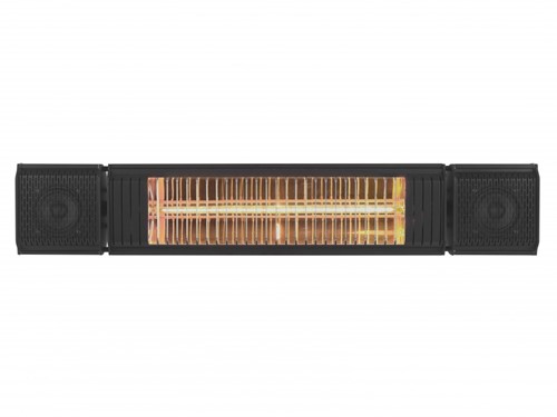 Eurom Heat and Beat Bluetooth Terrasverwarmer Zwart - 334579