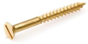 Homefix Houtschroef Messing Blank Pk Zs 2.5X20 | 35 stuks - 6701.20.00030