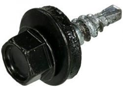 Homefix Profielplaatschroef Vz 6K Zwart Ral9005 4.8X20 | 20 stuks - 6701.21.30020