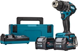 Makita HP002GD201 | 40V Max Klopboor-/schroefmachine | 2,5 Ah accu (2 st) + snellader | in Mbox - HP002GD201