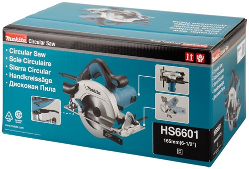 Makita HS6601 230v Cirkelzaag 1050w 165mm - HS6601-3