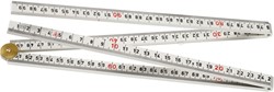 Hultafors Duimstok G 59 1m wit - 4-delig - HU201004 - HU201004