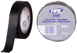 HPX PVC isolatietape | Zwart | 15mm x 10m - IB1510  - IB1510