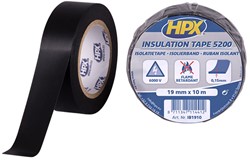 HPX PVC isolatietape | Zwart | 19mm x 10m - IB1910 - IB1910