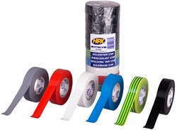 HPX PVC isolatietape VDE | Gemengd | 19mm x 20m | set van 10 - IC1920 - IC1920