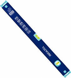 Promat/Tecwerk Waterpas | 200 cm | aluminium blauw | ± 0,5 mm/m spiegellibel - 4000857170
