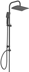 Schutte MALLORCA hoofddouche set| mat zwart
 - 60666