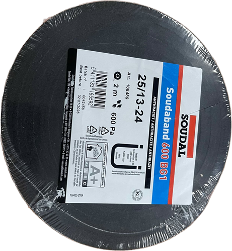 Soudal 168489 Soudaband | 600 BG1 25.13-24 Anthraciet | 2m - 168489