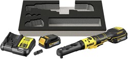 DeWalt DCF510E2G-QW Accu Omschakelratel | XR 18V | 3/8'' en 1/2'' | 1,7Ah Accu + lader - DCF510E2G-QW