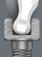 Wera 2052 Kraftform Micro Zeskant-Kogelkop Schroevendraaier, 7/64 duim x 60 mm - 1 stuk(s) - 05118106001-2