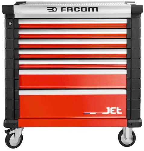 Facom Jet Gereedschapswagen 7 Laden M4 Rood - JET.7M4A-2