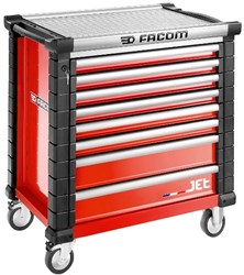 Facom Jet Gereedschapswagen 8 Laden M4 Rood - JET.8M4A - JET.8M4A