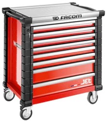 Facom Jet Gereedschapswagen 8 Laden M4 Rood - JET.8M4A - JET.8M4A