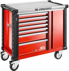 Facom Jet Gereedschapswagen | 7 Laden | Rood - JET.T7M3A