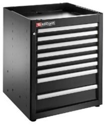 Facom Ladeblok | 8 laden | zwart | JLS3-MBS8T JLS3-MBS8TBS