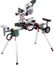 Metabo Afkortzaag KGS 305 M met trekfunctie | nieuwste model + KSU 251 onderstel - 691215000