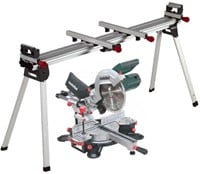 Metabo Afkortzaag KGS 254 M met trekfunctie | nieuw model + KSU 401 onderstel - 690860000