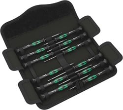 Wera Kraftform Micro-Set/12 SB 1  Micro-schroevendraaierset, 12 -delig - 1 stuk(s) - 05073675001