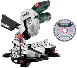 Metabo Afkortzaag KS 216 M SET | nieuwste model | + extra zaagblad - 610216900