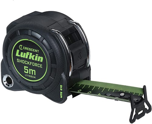 Lufkin Meetlint Shockforce Nighteye 30mmx5m cminch - L1116BCM - L1116BCM