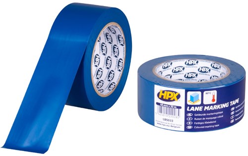 HPX Zelfklevende markeringstape | Blauw | 48mm x 33m - LB5033 | 36 stuks LB5033