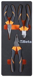 Beta M134 Zachte foam inleg met tangen en zijkniptangen - 024500134 - 024500134