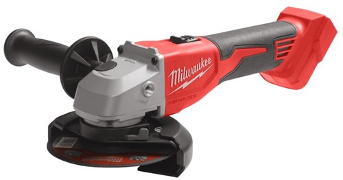 Milwaukee M18 BLSAG125X-0 | M18 Haakse slijper | 125 mm | brushless | schuifschakelaar | Zonder Accu's & Laders - 4933492643