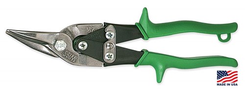 Wiss Metaalschaar, rechts knippend, groen, 248mm - M2R - M2R