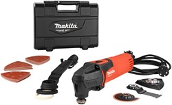 Makita M9800KX4 multimachine 200 Watt Oscillerende Multi-cutter + Toebehorense - M9800KX4
