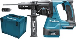 Makita DHR243ZJ 18 Volt combihamer met verwisselbare boorkop | zonder accu's en lader - DHR243ZJ