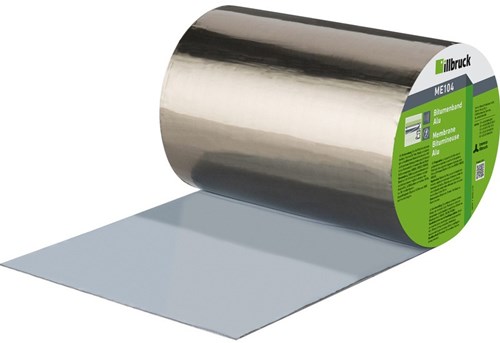 Illbruck ME104 | Bitumenband | Alu | 15 cm | 1 rol a 10 meter - ME104329646