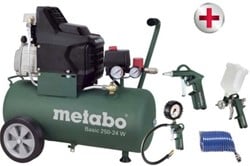 Metabo Basic 250-24 W OF Compressor + LPZ-4 toebehorenset - 690865000