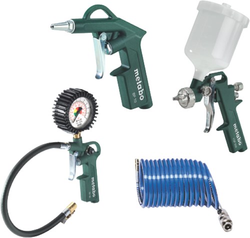 Metabo LPZ 4 Set | Perslucht-gereedschapset | Orion koppeling - 601585180