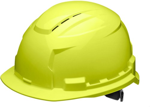 Milwaukee BOLT100 Hi-Vis Yellow Geventileerde Veiligheidshelm - 4932480664