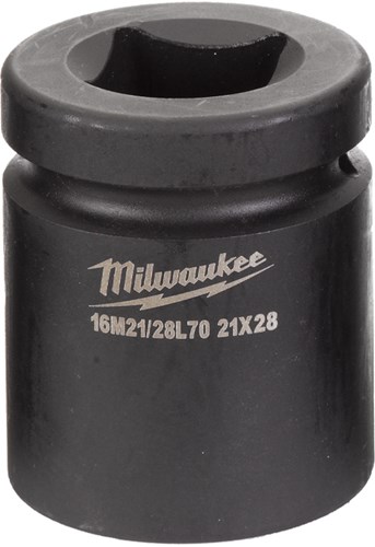 Milwaukee Rechthoekige Spoor Dop SHOCKWAVE | 1" | 21x28mm Diep - 4932499125