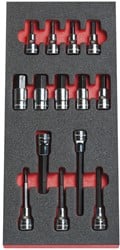 Facom module schroevendraaierdoppen 1/2" 6-kant - MODM.SHPB