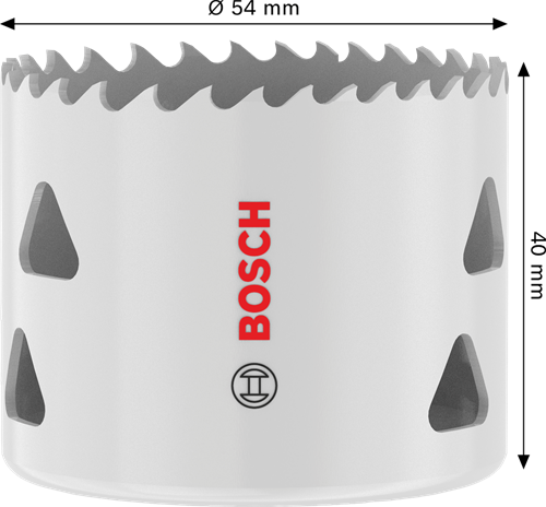 Bosch Accessoires Gatzaag met schroefdraad voor meerdere materialen | 54 x 40 mm - 2608594583-2