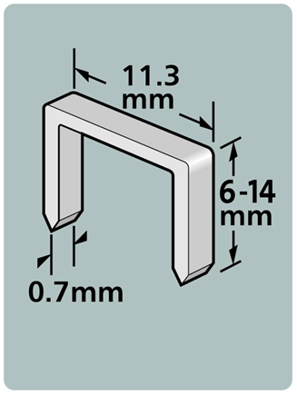 Dutack niet serie 53 cnk 10mm blister/1000 st. - 5011014
