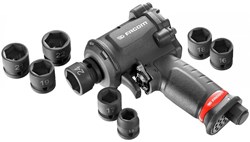 Facom Slagmoersleutel NS.1600FPB | inclusief doppenset | zeskant | stubby impact | 9-delig | NSS.J8PB