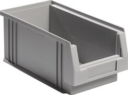 LA-KA-PE Magazijnbak | L290xB150xH125 mm | PP grijs | 25 stuks - 01650 02 05 01650 02 05